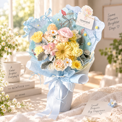 Ornestoa® Pastel Artificial Flower Bouquet